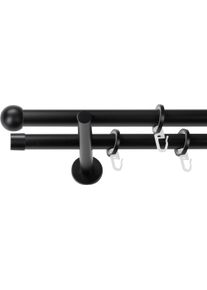 Gardinenstange SN DECO GROUP, schwarz, L:400cm &Oslash;:19mm, Gardinenstangen, Gardinenstange