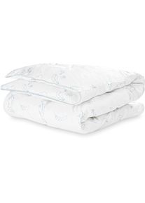 Julius Z&ouml;llner Daunenbettdecke JULIUS Z&Ouml;LLNER "Daunen-Ganzjahressteppbett", Baby, Gr. B/L: 100cm x 135cm, warm, wei&szlig;, Bezug: 100% Baumwolle. F&uuml;llung: 90% Entendaune, 10% Entenfeder, Bettdecken Daunenbettdecke