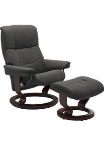 Relaxsessel stressless "Mayfair", grau (rock paloma), B:75cm H:99cm T:73cm, Leder BATICK: BATICK ist ein leicht korrigiertes, durchgef&auml;rbtes und genarbtes M&ouml;belleder, bei dem die meisten Unebenheiten und Spuren in der Regel entfernt wurden.;Leder PALOMA: PALOMA ist ein durchgef&auml;rbtes Semianilin-M&ouml;belleder mit nat&uuml;rlicher Narbung.;ROHLEDER Stoff Q2 FARON: Ein fester zuverl&auml;ssiger Boucl&eacute; mit einem s