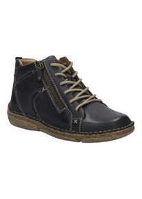 Stiefelette Josef Seibel "Neele 71, ocean", Damen, Gr. 42, blau (ocean), Obermaterial: 100% Rindsleder Leather cow., Schuhe Stiefelette