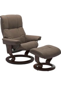 Relaxsessel stressless "Mayfair", braun (mole batick), B:75cm H:99cm T:73cm, Leder BATICK: BATICK ist ein leicht korrigiertes, durchgef&auml;rbtes und genarbtes M&ouml;belleder, bei dem die meisten Unebenheiten und Spuren in der Regel entfernt wurden.;Leder PALOMA: PALOMA ist ein durchgef&auml;rbtes Semianilin-M&ouml;belleder mit nat&uuml;rlicher Narbung.;ROHLEDER Stoff Q2 FARON: Ein fester zuverl&auml;ssiger Boucl&eacute; mit einem 