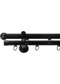Gardinenstange SN DECO GROUP, schwarz, L:120cm &Oslash;:19mm, Gardinenstangen, Gardinenstange