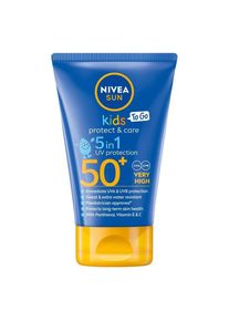 Nivea, Sonnencreme, Sun Kids Protect & Care 5In1 Skin Protection Spf50+ Sun Protection Lotion For Children 50Ml (SPF 50+, 50 ml)