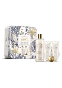 Grace Cole, Beauty Geschenkset, K&ouml;rperpflege-Geschenkset in einer Blechdose Bergamotte, Ingwer & Zitronengras 5-tlg (K&ouml;rperpflegeset)