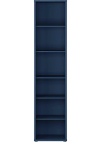 Mehrzweckregal FORTE "Alice Springs", blau (nachtblau), B:49,8cm H:214,3cm T:34,9cm, Holzwerkstoff, Regale, Mehrzweckregal, diverse H&ouml;hen, Breiten, Dekore, Einlegeb&ouml;den variabel