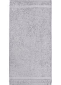 Handtuch Dyckhoff "Planet", silber, B:50cm L:100cm, Walkfrottier, Obermaterial: 100% Baumwolle, Handt&uuml;cher, Handtuch