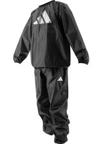 Schwitzanzug adidas Performance "Sauna Suit" Gr. M, schwarz, Sportanz&uuml;ge, Damen, M, Obermaterial: 100% Nylon, Schwitzanzug