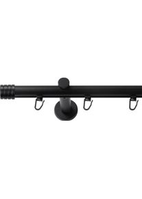 Gardinenstange SN DECO GROUP, schwarz, B/L: 180cm &Oslash; 19mm, 1 l&auml;ufig, Gardinenstangen, Gardinenstange