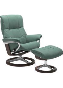 Relaxsessel stressless "Mayfair", gr&uuml;n (aqua gr&uuml;n paloma), B:79cm H:102cm T:44cm, Leder BATICK: BATICK ist ein leicht korrigiertes, durchgef&auml;rbtes und genarbtes M&ouml;belleder, bei dem die meisten Unebenheiten und Spuren in der Regel entfernt wurden.;Leder PALOMA: PALOMA ist ein durchgef&auml;rbtes Semianilin-M&ouml;belleder mit nat&uuml;rlicher Narbung.;ROHLEDER Stoff Q2 FARON: Ein fester zuverl&auml;ssiger Boucl&eacute; mit e