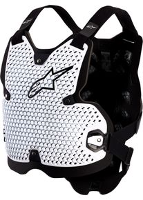 Alpinestars Bionic Action V2, chest protector , color: White/Black , size: M/L