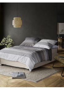 Bettw&auml;sche Irisette "Lotus 8578", grau, B/L: 140cm x 200cm, 1 Stk., 1 Stk., Lyocell, B/L: 90cm x 70cm, 2 Stk., Lyocell, Obermaterial: 100% Lyocell, Bettw&auml;sche, Bettw&auml;sche, atmungsaktiv