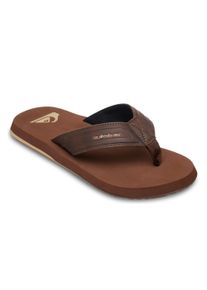Zehentrenner Quiksilver "MONKEY WRENCH 26", Herren, Gr. 40, braun (braun 3), Synthetik, Textil, Schuhe Zehentrenner, Sommerschuhe
