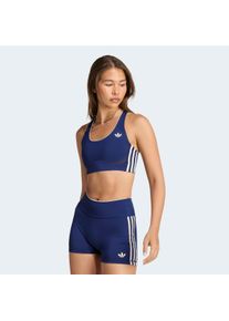 Sport-BH adidas Performance "ADIDAS ORIGINALS SPORT-BH, MITTLERER HALT", Damen, Gr. XS, N-Gr, blau (night indigo), Obermaterial: 79% Polyester, 21% Elasthan, BHs Sport-BH
