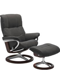 Relaxsessel stressless "Mayfair", grau (rock paloma), B:92cm H:103cm T:79cm, Leder BATICK: BATICK ist ein leicht korrigiertes, durchgef&auml;rbtes und genarbtes M&ouml;belleder, bei dem die meisten Unebenheiten und Spuren in der Regel entfernt wurden.;Leder PALOMA: PALOMA ist ein durchgef&auml;rbtes Semianilin-M&ouml;belleder mit nat&uuml;rlicher Narbung.;ROHLEDER Stoff Q2 FARON: Ein fester zuverl&auml;ssiger Boucl&eacute; mit einem 