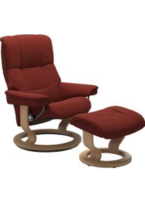 Relaxsessel stressless "Mayfair", rot (rot dinamica), B:75cm H:99cm T:73cm, Leder BATICK: BATICK ist ein leicht korrigiertes, durchgef&auml;rbtes und genarbtes M&ouml;belleder, bei dem die meisten Unebenheiten und Spuren in der Regel entfernt wurden.;Leder PALOMA: PALOMA ist ein durchgef&auml;rbtes Semianilin-M&ouml;belleder mit nat&uuml;rlicher Narbung.;ROHLEDER Stoff Q2 FARON: Ein fester zuverl&auml;ssiger Boucl&eacute; mit einem s