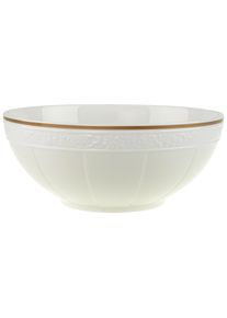 Villeroy & Boch Schale VILLEROY & BOCH "Sch&uuml;ssel rund Ivoire 21 cm beige", beige, L:21cm, Sch&uuml;sseln, Schale