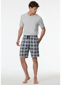 Pyjamahose Schiesser "Mix + Relax", Herren, Gr. 50, N-Gr, 904, multicolor, Single Jersey, Obermaterial: 100% Baumwolle, bequem kniefrei, Hosen Pyjamahose, mit seitlichen Taschen, Single-Jersey Qualit&auml;t