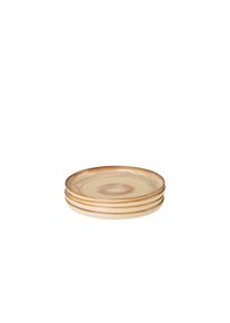 Teller-Set GIPFELST&Uuml;CK "Nebelwald", beige, 4, Geschirr-Sets, Teller-Set