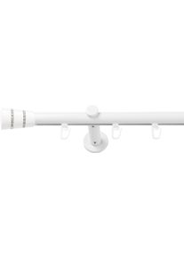Gardinenstange SN DECO GROUP, wei&szlig;, B/L: 300cm &Oslash; 19mm, 1 l&auml;ufig, Gardinenstangen, Gardinenstange