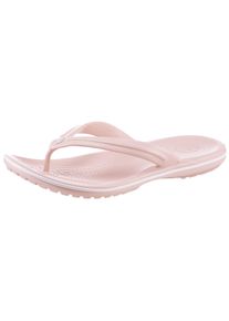 Zehentrenner Crocs "Crocband&trade; Flip", Damen, Gr. 38, rosa (quartz hellrosa), Croslite&trade;, Schuhe Zehentrenner, Badeschuh, Sommerschuh, Sandale mit Fu&szlig;bett
