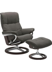 Relaxsessel stressless "Mayfair", grau (metal grau paloma), B:83cm H:102cm T:73cm, Leder BATICK: BATICK ist ein leicht korrigiertes, durchgef&auml;rbtes und genarbtes M&ouml;belleder, bei dem die meisten Unebenheiten und Spuren in der Regel entfernt wurden.;Leder PALOMA: PALOMA ist ein durchgef&auml;rbtes Semianilin-M&ouml;belleder mit nat&uuml;rlicher Narbung.;ROHLEDER Stoff Q2 FARON: Ein fester zuverl&auml;ssiger Boucl&eacute; mit 