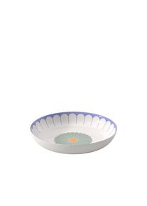 Villeroy & Boch Schale VILLEROY & BOCH "Salat- / Servierschale Fleur Couleur &oslash; 38 cm bunt", bunt, B:38cm H:7,1cm L:38cm T:38cm &Oslash;:38cm, Sch&uuml;sseln, Schale, Sp&uuml;lmaschinenfest, Mikrowellensicher