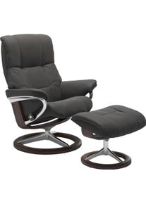 Relaxsessel stressless "Mayfair", grau (rock paloma), B:92cm H:103cm T:79cm, Leder BATICK: BATICK ist ein leicht korrigiertes, durchgef&auml;rbtes und genarbtes M&ouml;belleder, bei dem die meisten Unebenheiten und Spuren in der Regel entfernt wurden.;Leder PALOMA: PALOMA ist ein durchgef&auml;rbtes Semianilin-M&ouml;belleder mit nat&uuml;rlicher Narbung.;ROHLEDER Stoff Q2 FARON: Ein fester zuverl&auml;ssiger Boucl&eacute; mit einem 