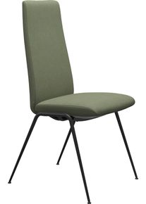 Polsterstuhl stressless "Laurel", gr&uuml;n (gr&uuml;n dinamica, schwarz matt), B:57cm H:105cm T:60cm, Microfaser DINAMICA (88% Polyester, 12% Polyurethan), St&uuml;hle, Polsterstuhl, High Back, Gr&ouml;&szlig;e M, mit Beinen aus Stahl in Schwarz matt