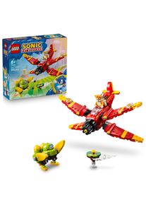 Konstruktionsspielsteine Lego "Tails' Tornado-1 (77119), Lego Sonic", rot (bunt), Spielbausteine, Kinder, Kunststoff, Konstruktionsspielsteine, Made in Europe