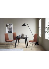 Polsterstuhl stressless "Laurel", braun (copper paloma, chrom gl&auml;nzend), B:57cm H:105cm T:60cm, Leder PALOMA: PALOMA ist ein durchgef&auml;rbtes Semianilin-M&ouml;belleder mit nat&uuml;rlicher Narbung., St&uuml;hle, Polsterstuhl, High Back, Gr&ouml;&szlig;e M, mit Beinen aus Stahl in Chrom gl&auml;nzend
