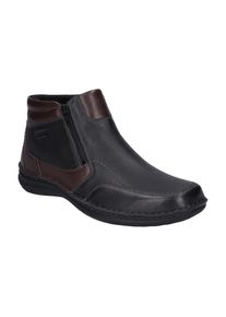 Stiefelette Josef Seibel "Anvers 96, schwarz-kombi", Herren, Gr. 41, schwarz (schwarz, kombi), Obermaterial: 100% Rindsleder Leather cow., Schuhe Stiefelette