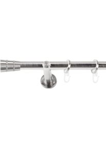 Gardinenstange SN DECO GROUP, silber (edelstahl optik), L:480cm &Oslash;:19mm, Gardinenstangen, Gardinenstange