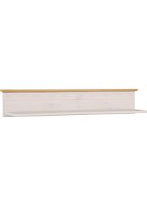 Wandregal OTTO HOME "Indra", gelb (wei&szlig;, honig), B:120cm H:20cm T:32cm, Massivholz, Regale, Wandregal, aus massiver Kiefer, 120 cm breit