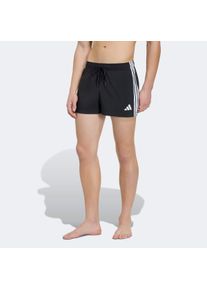 Badeshorts adidas Performance "3-STREIFEN, 3 ZOLL", Herren, Gr. XL, N-Gr, schwarz-wei&szlig; (schwarz, wei&szlig;), Obermaterial: 100% Polyester, Badehosen Badeshorts