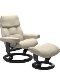 Relaxsessel stressless "Ruby", beige (cream batick), B:79cm H:98cm T:76cm, Leder PALOMA: Paloma ist ein durchgef&auml;rbtes Semianilin-M&ouml;belleder mit nat&uuml;rlicher Narbung. Es wurde mit einer leichten Oberfl&auml;chenbehandlung versehen, um es best&auml;ndiger zu machen. Paloma ist weich im Griff und hat eine warme Ausstrahlung. Es ist atmungsaktiv und feuchtigkeitsabsorbierend. Paloma wird besonders von all jenen