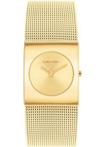 Quarzuhr Calvin Klein "CK PULSE 26 mm", gold (goldfarben, goldfarben), Armbanduhren, Damen, Quarzuhr, Armbanduhr, Damenuhr, analog, Edelstahlarmband