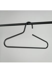 Kleiderb&uuml;gel SPINDER DESIGN "Victorie", schwarz, B:42cm H:21,5cm T:1cm, Metall, Kleiderb&uuml;gel, Kleiderb&uuml;gel, Breite 42 cm
