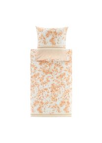 Bettw&auml;sche Bassetti "IBISCUS TATTOO", orange (karamell), B/L: 135cm x 200cm, Satin, B/L:, 3, Satin, Obermaterial: 100% Baumwolle CO., Bettw&auml;sche, Bettw&auml;sche, aus satinierter Baumwolle