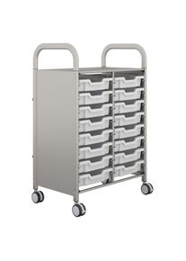 Werkstarck, Transportwagen, Doppeltrolley CALLERO Plus mit Boxen (250 kg)