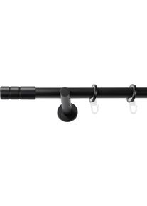 Gardinenstange SN DECO GROUP, schwarz, L:100cm &Oslash;:25mm, Gardinenstangen, Gardinenstange