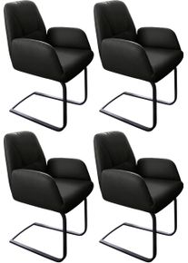Freischwinger W.Schillig "ole", grau (graphit z59, schwarz pulverbeschichtet), B:63cm H:90cm T:64cm, Longlife Xtra-Leder Z69: Das feinnarbige, gedeckte Softleder Z69 besticht durch seine au&szlig;ergew&ouml;hnliche Weichheit im trendigen &raquo;Vintage-Look&laquo;, Hautst&auml;rke 0, 9 - 1, 1 mm;Longlife Xtra-Leder Z79: Das Z79 geh&ouml;rt zu der Familie der Anilin-Touch-Leder, die durch ihren besonders angenehmen Griff &uuml;berzeuge