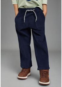 Cordhose Kidsworld "Breitcord-Cordhose", Jungen, Gr. 134, N-Gr, marine, Web, Obermaterial: 100% Baumwolle, unifarben, Basic lang, Hosen Cordhose, lange, gerade Passform, f&uuml;r Jungen, modischer Basic-Style
