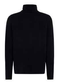 T-Shirt Pierre Cardin "Pierre Cardin T-Shirt", Herren, Gr. S, schwarz, Obermaterial: 95% Baumwolle CO. 5% Elasthan EL., uni, regular fit, Shirts T-Shirt, Mit Rollkragen