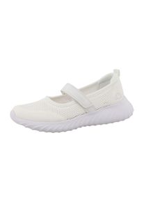 Sneaker Ballerinas Kappa "Fania", Damen, Gr. 38, Synthetik, wei&szlig;, Schuhe Sneaker Ballerinas, Sommerschuhe, Freizeitschuh, Halbschuh, Slipper