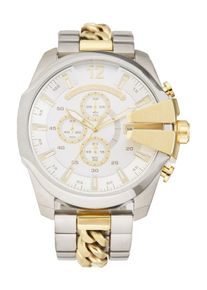 Diesel M&auml;n Analog klocka 'MEGA CHIEF' guld / silver Storlek One Size