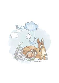 Bild Komar "Bambi Good Night", bunt (farbe bild(er): bunt), B:40cm H:50cm, Holz, Papier, Bilder, Bild, Wandbild zur Dekoration im Kinderzimmer - ohne Rahmen