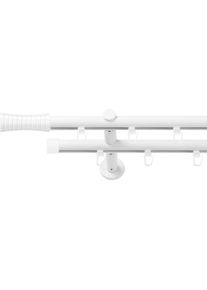 Gardinenstange SN DECO GROUP, wei&szlig;, L:240cm &Oslash;:19mm, Gardinenstangen, Gardinenstange