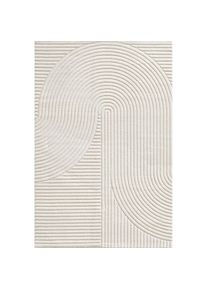 Webteppich, Creme, Beige, Textil, Boho, rechteckig, 200x290 cm, Bsci, f&uuml;r Fu&szlig;bodenheizung geeignet, Teppiche und B&ouml;den, Teppiche, Moderne Teppiche
