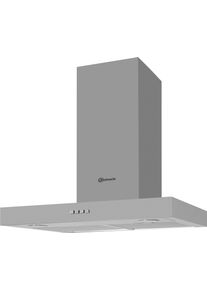 Bauknecht Wandhaube "DBHBS 64 LM X", Energieeffizienz: C, silber (edelstahlfarben), B:59,8cm H:115,2cm T:45cm, Dunstabzugshauben, 60 cm, 3 Leistungsstufen und LED-Beleuchtung, Wandhaube