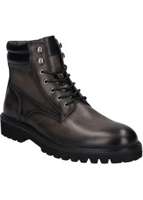 Stiefelette Josef Seibel "Romed 01, asphalt-kombi", Herren, Gr. 44, grau (asphalt, kombi), Obermaterial: 100% Rindsleder Leather cow., Schuhe Stiefelette